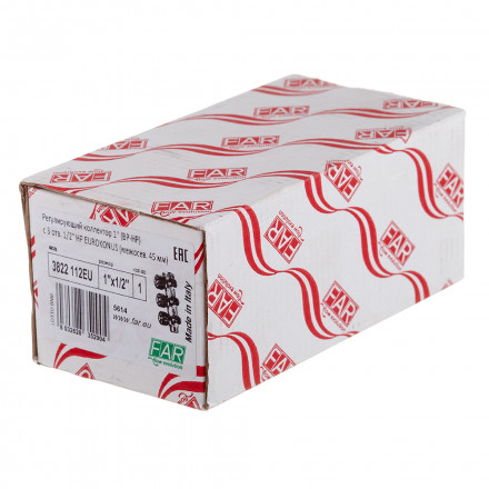 Коллектор Far (FK 3822 112) 1 ВР(г) х 3 выхода 1/2 НР(ш) ЕК х 1 НР(ш) регулируeмый